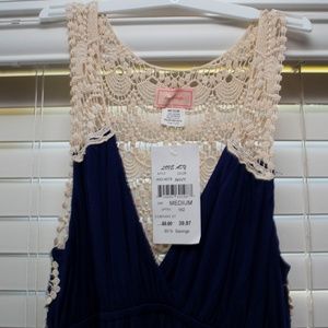 Lace Navy Maxi Dress| BRAND NEW| LOVE ADY